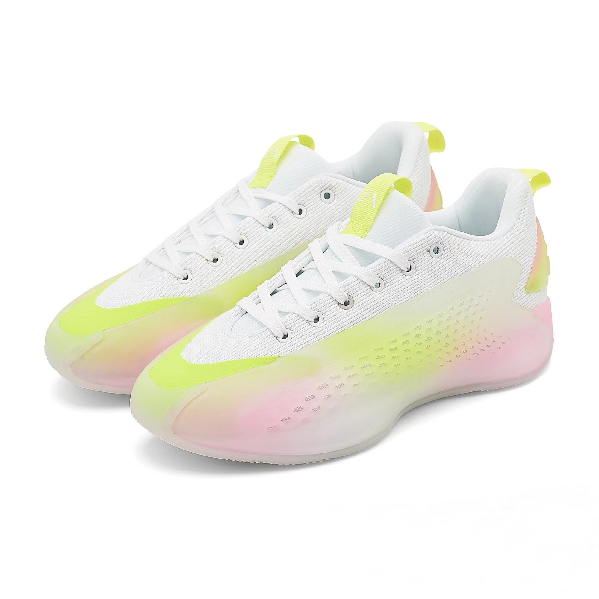 Adidas Anthony Edwards 1 Low White fluorescent yellow